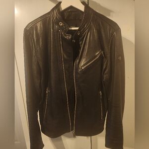 Diesel Genuine Goatskin Leather Jacket